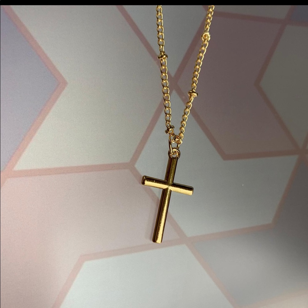 Gold Cross Necklace
